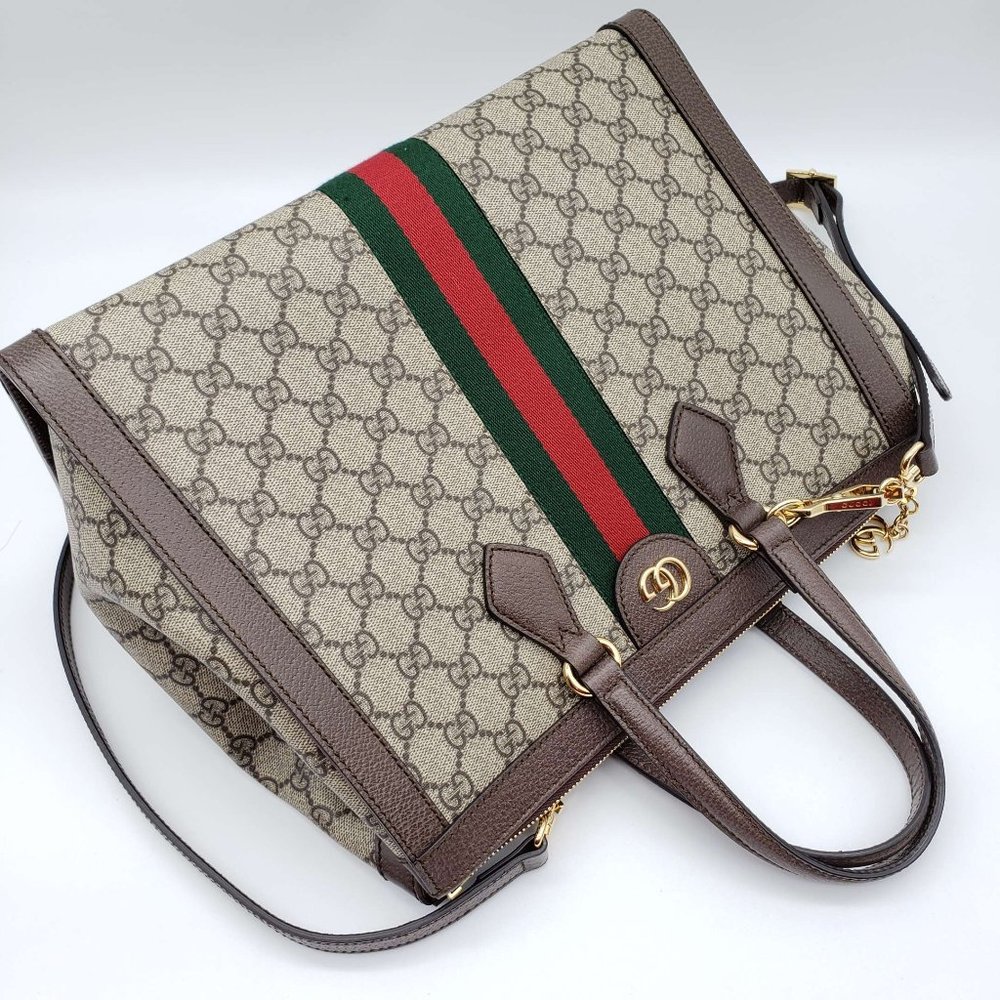 100% Authentic Gucci GG Ophidia Medium Supreme Handbag and Shoulder Bag - Picture 6 of 16